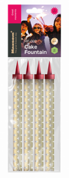 Холодный фонтан-свеча для торта FONTANA TORTOWA II MF-002 (15 см)