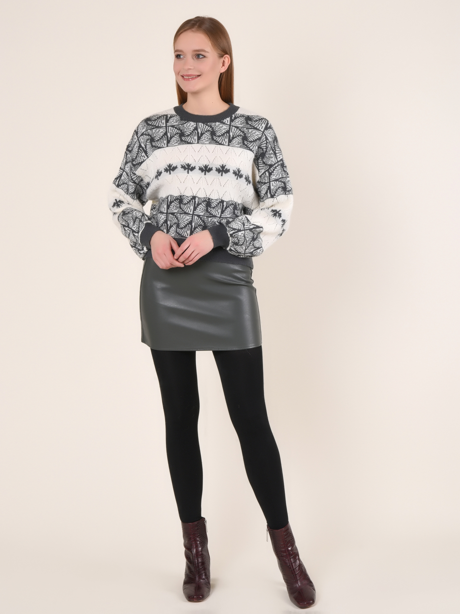 Юбка женская эко кожа