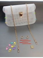 Набор для сумки пластиковая канва и фурнитура