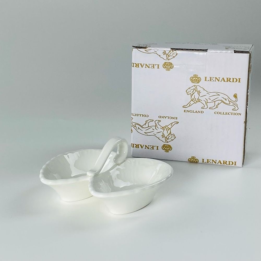 Lenardi 305-143 Менажница 10см АВРОРА в под.уп.(х48)Фарфор