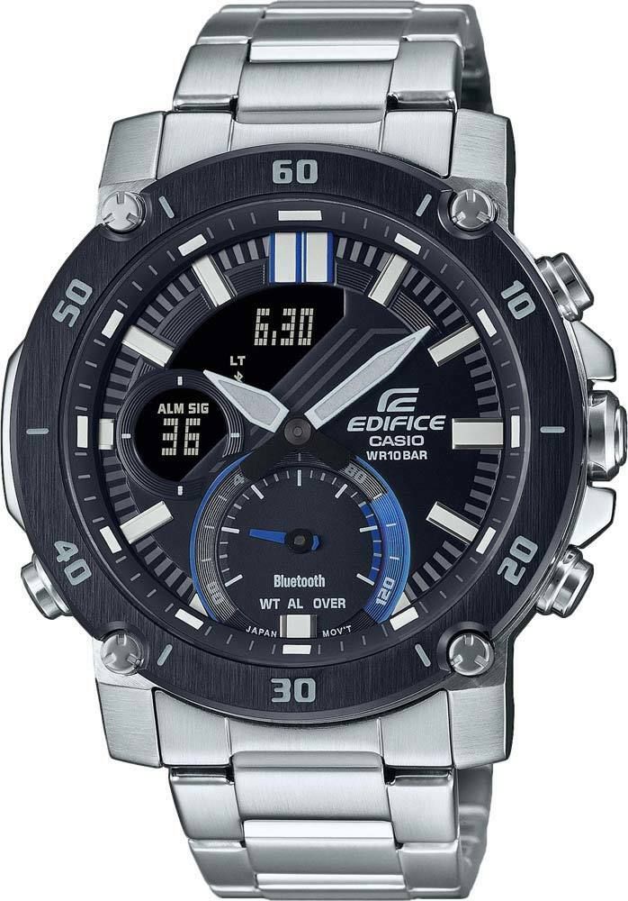 Японские наручные часы Casio Edifice ECB-20DB-1AEF с хронографом