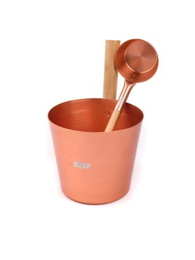 Набор OXY-M-2 COPPER Ушат 5л + черпак 0,2л ручки бамбук