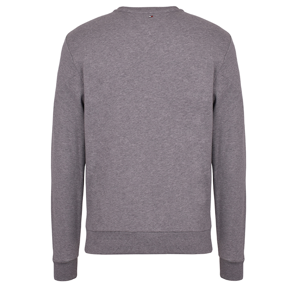 Мужская теннисная кофта Tommy Hilfiger Essential Crew - medium grey heather