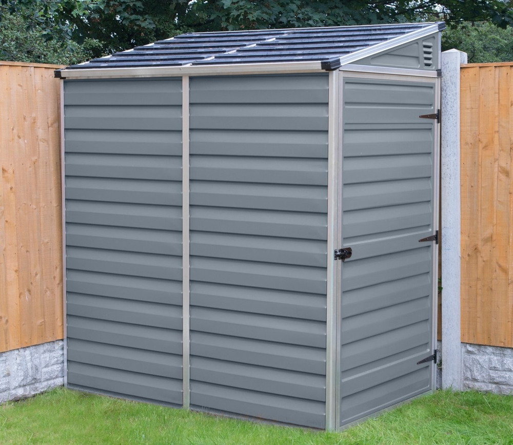 Сарай из поликарбоната Palram SkyLight Pent 4x6 grey