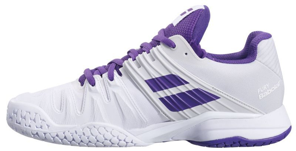 Женские теннисные кроссовки Babolat Propulse Fury All Court Women - white/purple