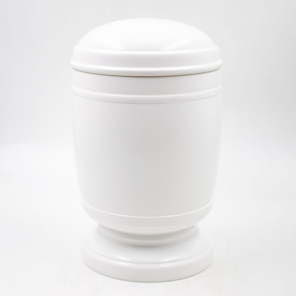 Урна для праха биоразлагаемая "Олимпия" белая