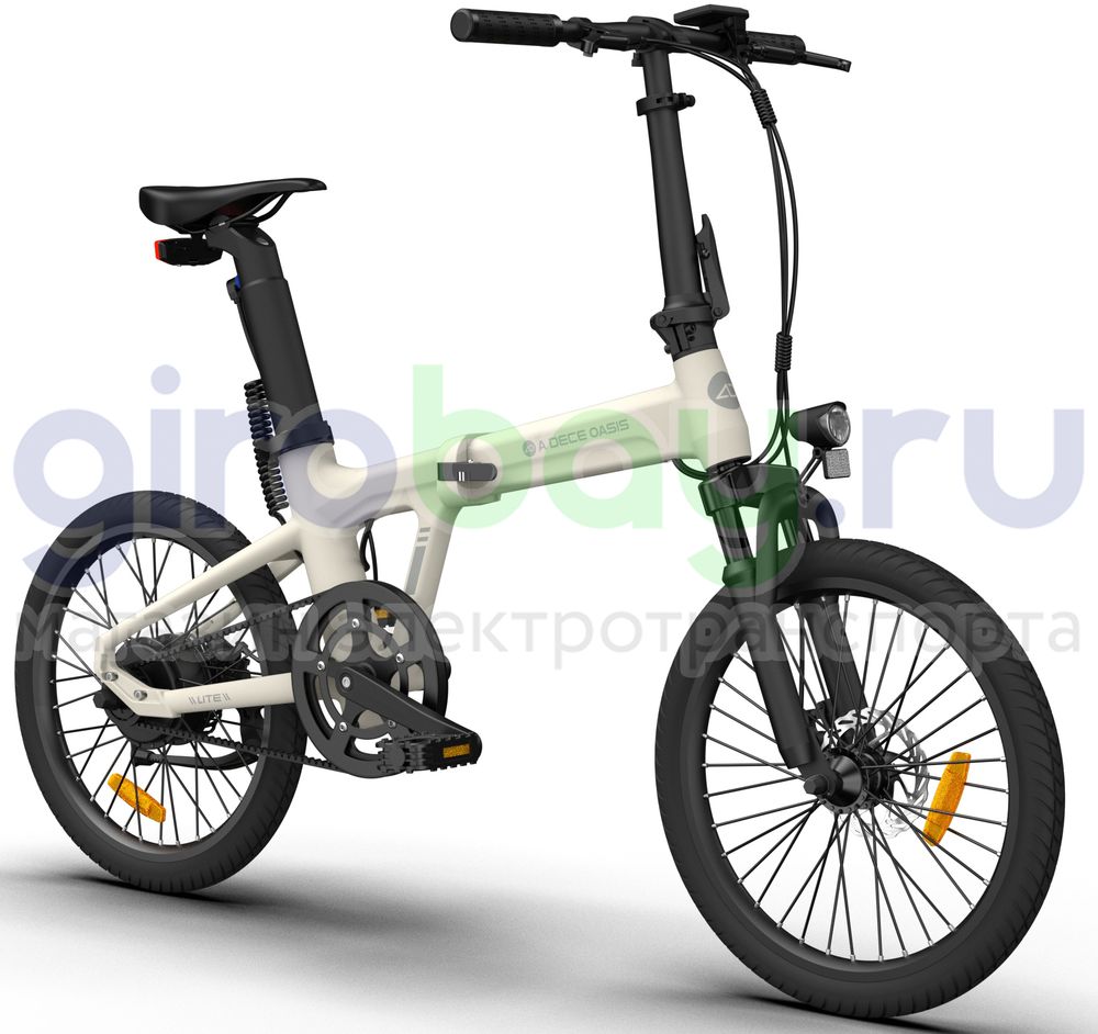 Электровелосипед ADO A20S LITE (36V/9,6Ah) - Слоновая кость фото №2