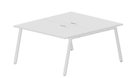 Составной стол Arena на 2 рабочих места 1380х1566х750мм (металлические аутлеты)