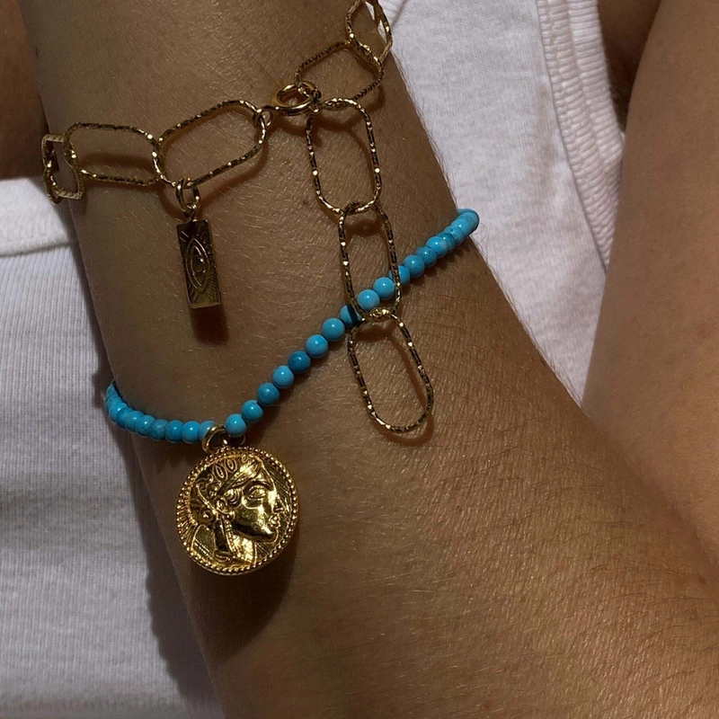 Браслет Афина – Бирюза