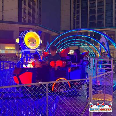 Детскй аттракцион-горка «Мишкина галактика», 8 кабин 16 мест, 16×10×4,5 м