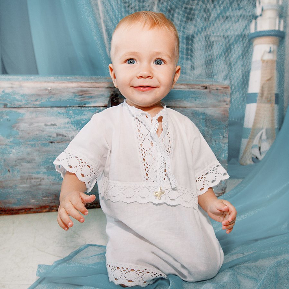 Крестильные рубашки для мальчиков с рождения до 12 лет – купить в мастерской уральские-газоны.рф