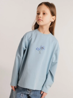Лонгслив NEZABUDKA CHILD, голубой