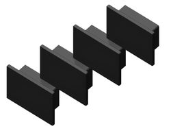 Ambrella Заглушка для накладного алюминиевого профиля GP1750 (комплект 4шт) Alum Profile GP8370