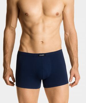 Трусы мужские боксеры (3шт), Atlantic 3MH-048, темно-синие + голубые + темно-голубые