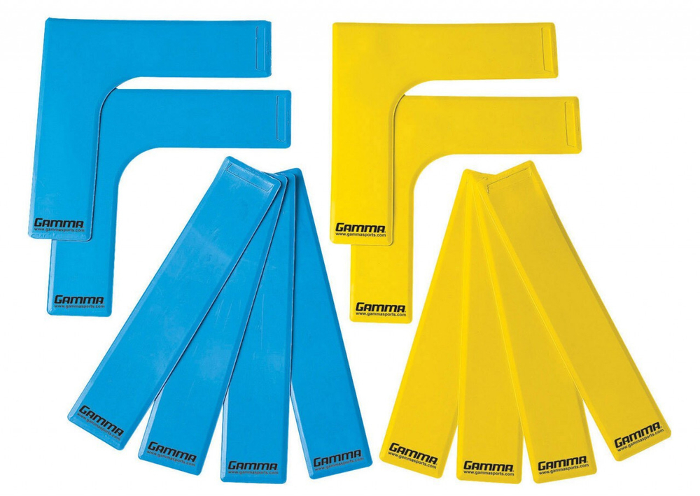 Znaczniki тренировкиowe Gamma Court Marker Lines and Corners