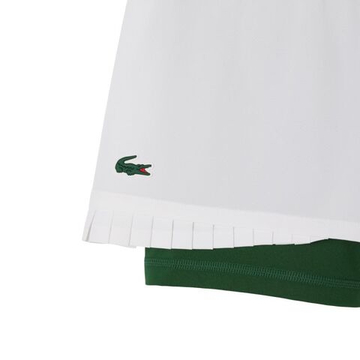 Женские Шорты теннисные Lacoste Ultra Dry Lined Tennis - белый