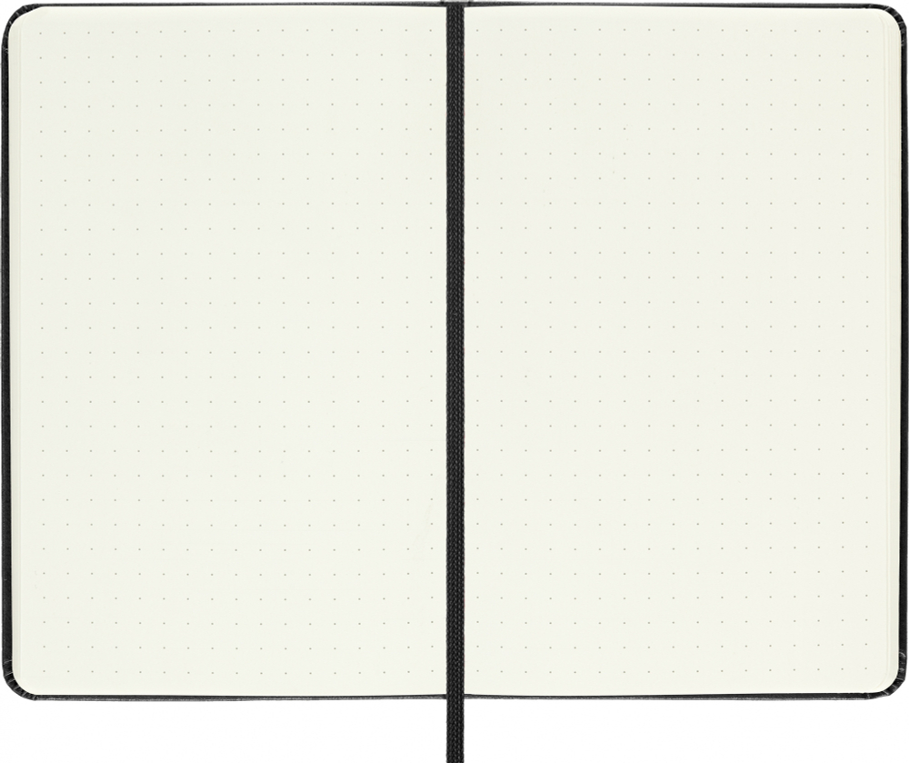 Блокнот Moleskine Classic (MM713) 9x14см 192стр. в точку, твердая обложка, черный