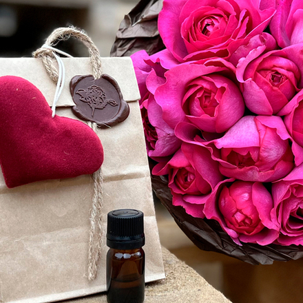 ❤️ букет Ив Пьяже (h = 40 см) + эфирное масло Розы дамасской (Rosa × damascena) 1 мл (25 капель)