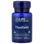 Life Extension, теафлавин, стандартизированный экстракт черного чая, 30 вегетарианских капсул (400 мг в 1 капсуле)