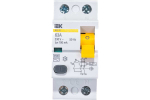 Выключатель дифференциальный (УЗО) ВД1-63 2Р 63А 100мА IEK