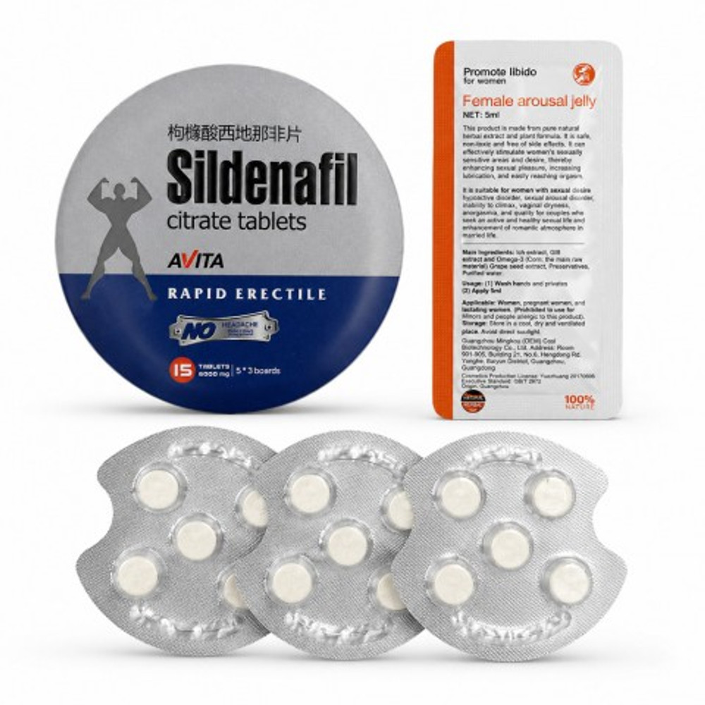 Возбуждющее средство Sildenafil для мужчин, 15 таб.
