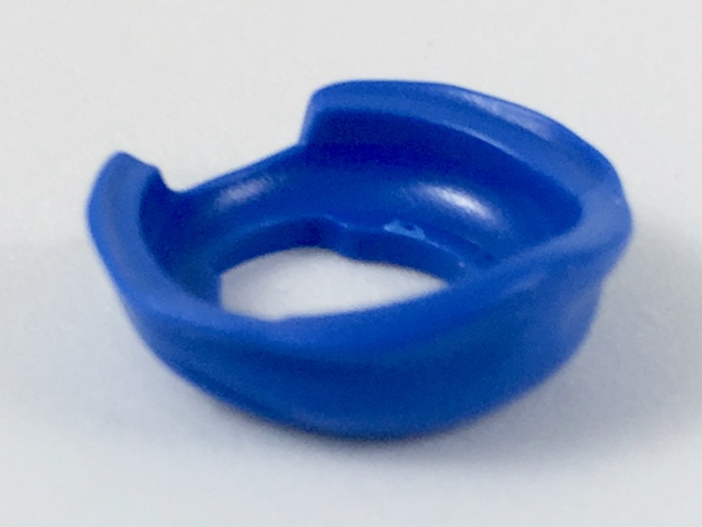Шарф с вырезом на спине 24504, Blue