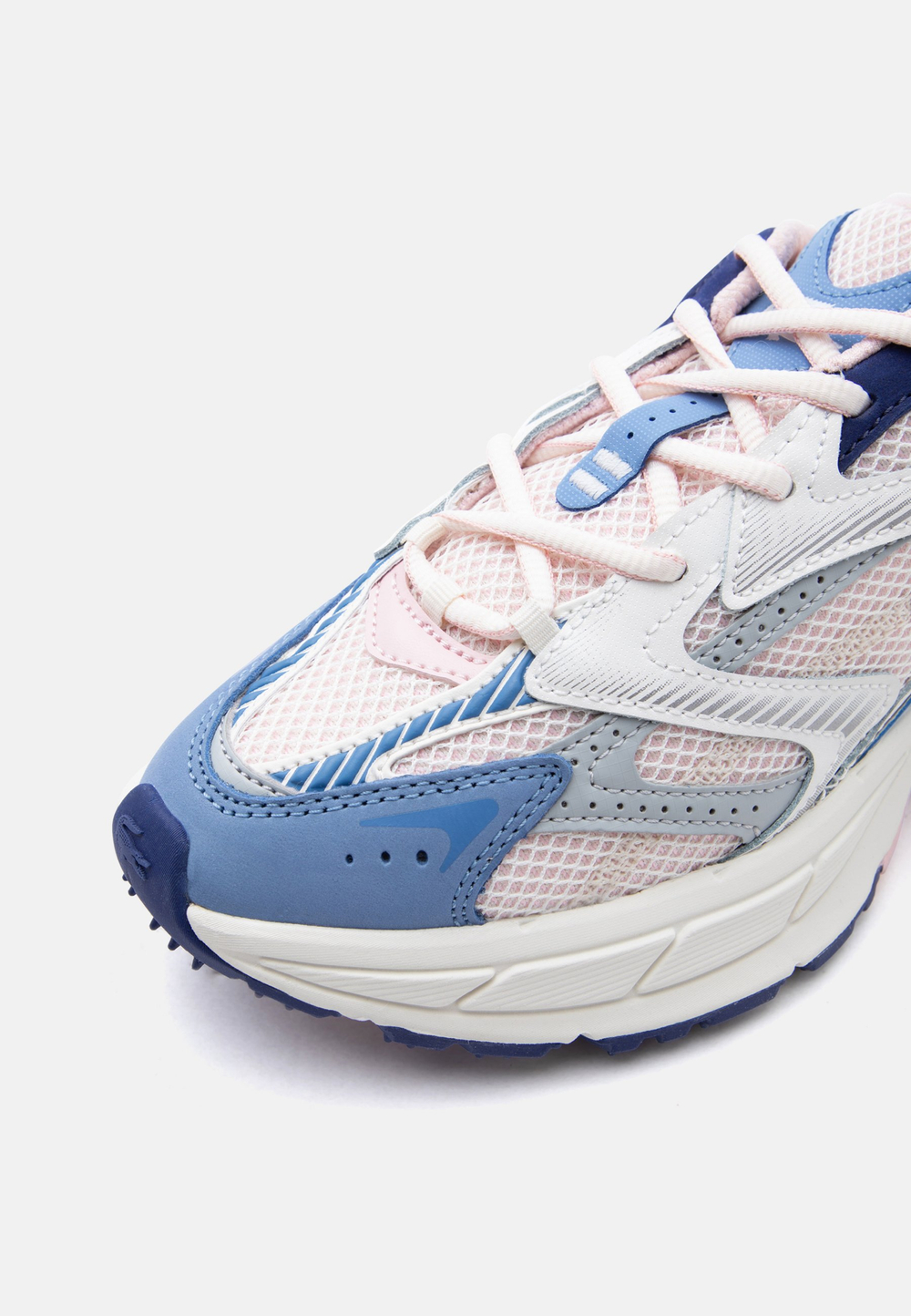 Lacoste L003 NEO SHOT 1267 - кроссовки на шнуровке - Молочный белый / Розовый / Синий / Молочный