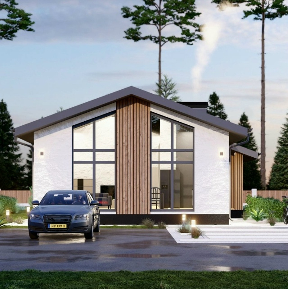 Проект Дома 70 кв. м К-44