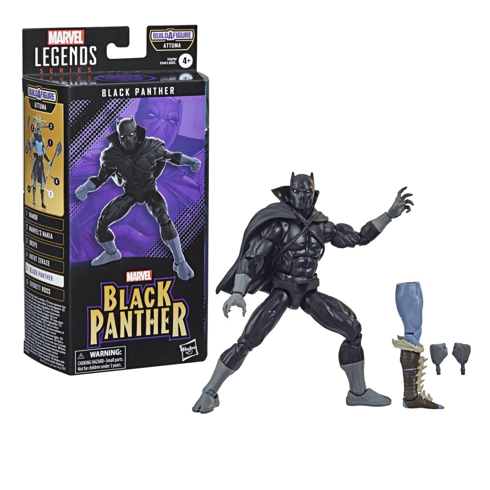 Hasbro Marvel Legends Black Panther - Фигурка 15 см Черная Пантера F3679