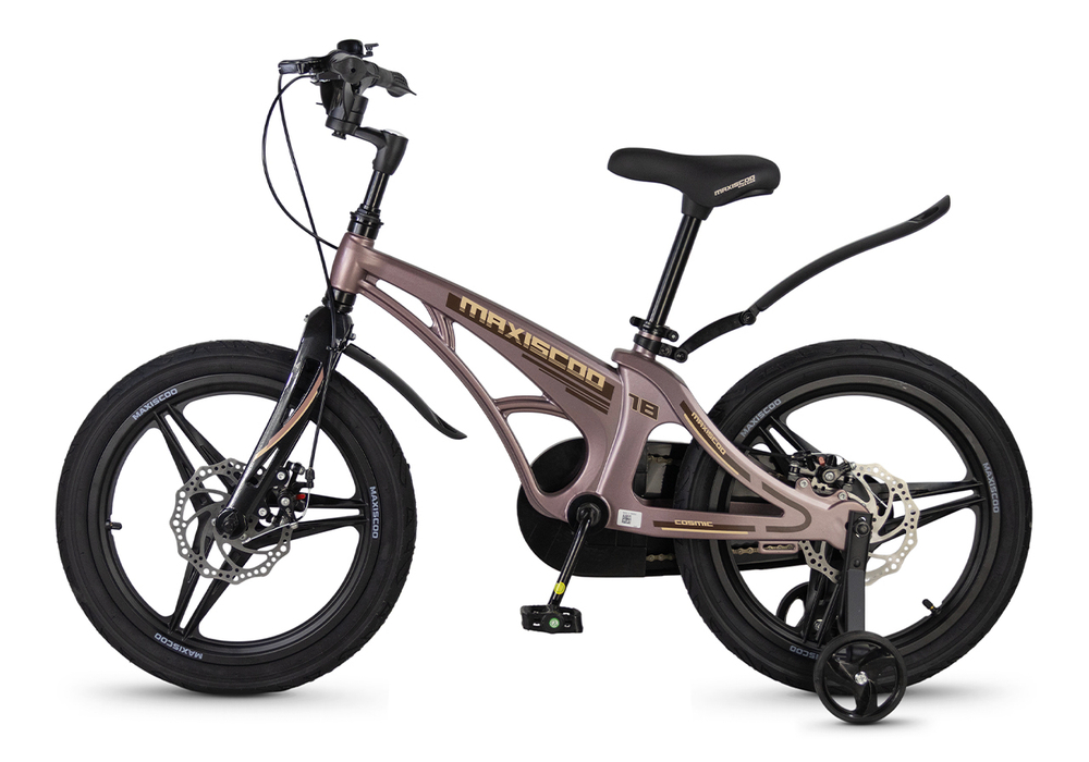 Велосипед 18'' Maxiscoo COSMIC Deluxe Бронзовый Матовый (2026)