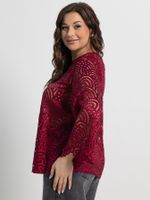 Блуза Лунная ночь (бордовая) Б15071-30М LT Collection