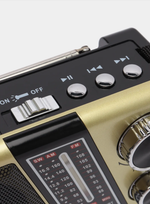 Радиоприемник с MP3 плеером и Bluetooth +фонарь Waxiba XB-751BT