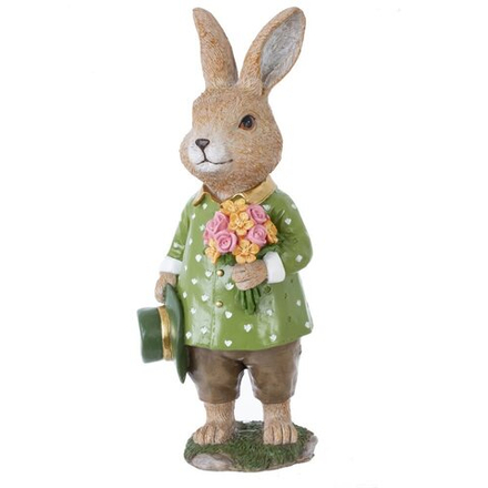 GAEM Фигурка декоративная "Заяц", L11 W10 H25,5 см