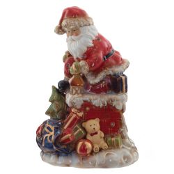 GAEM Фигурка декоративная с подсветкой "Санта" (2xAA, н/п), L20 W15 H29 см