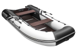 YACHTMAN-320 СК (Яхтман) белый-черный (лодка ПВХ под мотор с усилением)