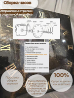 Настенные часы-картина из эпоксидной смолы подарочные