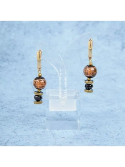 Серьги бижутерия из муранского стекла