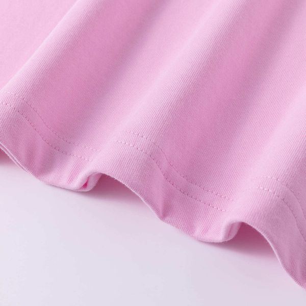 Футболка Logo Face розовая - фото 7