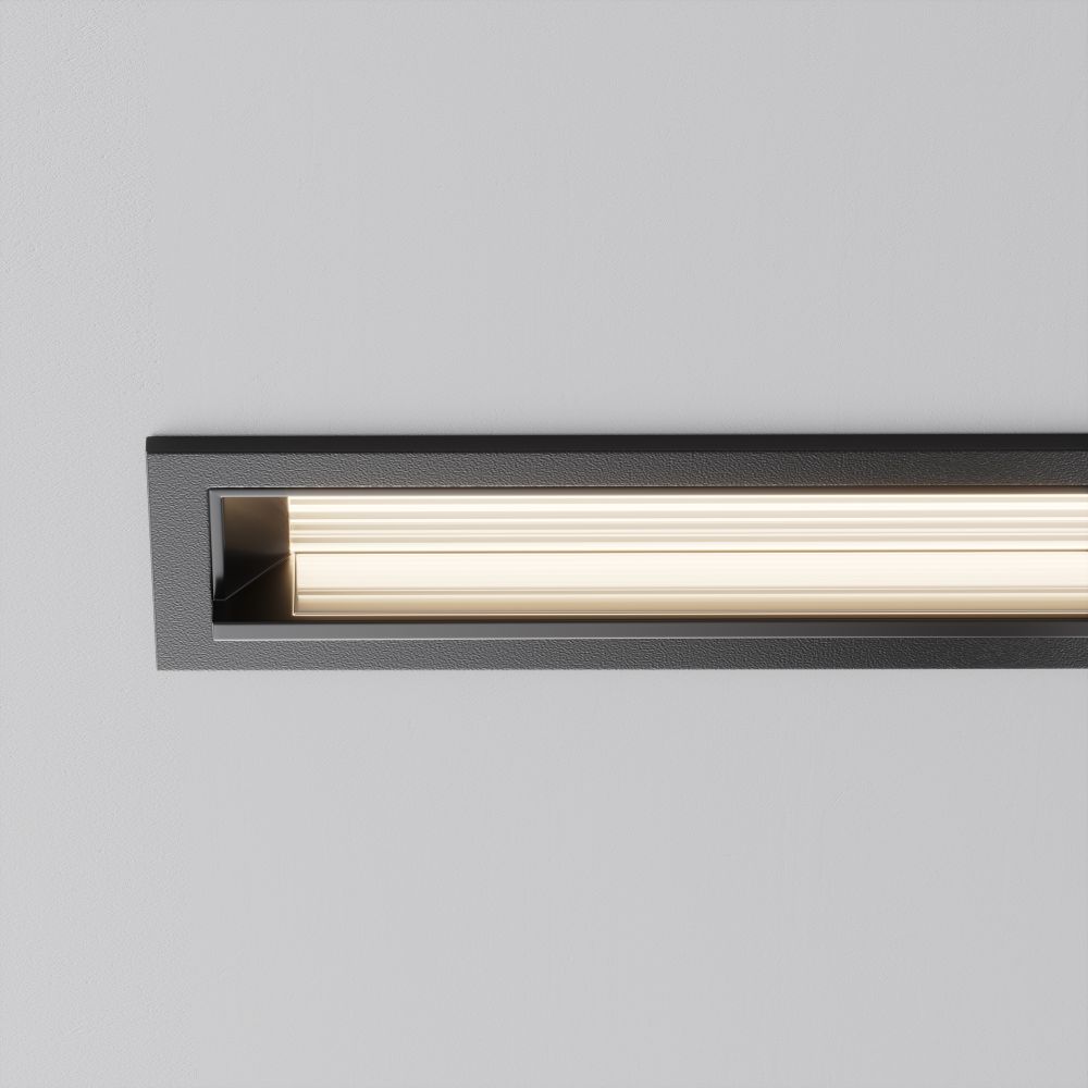 Встраиваемый светильник светодиодный Maytoni Parete DL100-6W2.7-3-4K-B