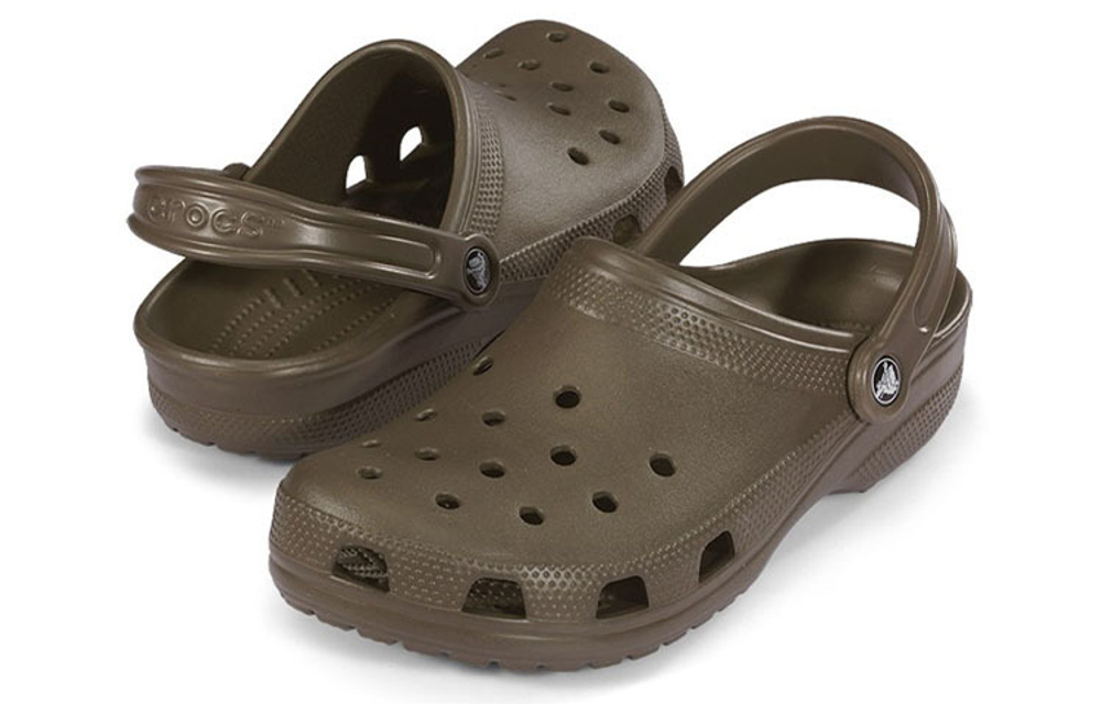 Crocs Classic clog simple casual hole shoes for men and women the same chocolate color