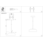 SL6002.403.01 Подвес ST-Luce Черный/Дымчатый LED 1*7W 4000K