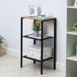 Стеллаж напольный «ТОРОНТО - 13», цвет черный, 81*47*30