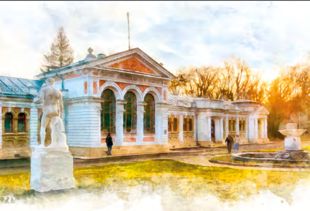Открытки почтовые Ессентуки (акварель)