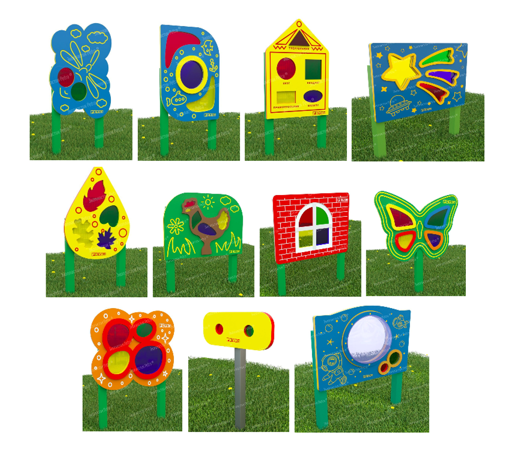 Уличный оптический развивающий модуль Калейдоскоп