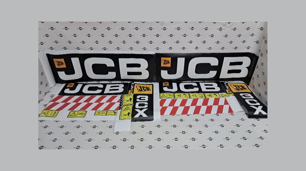 Комплект наклеек "JCB 3CX" | Аналог