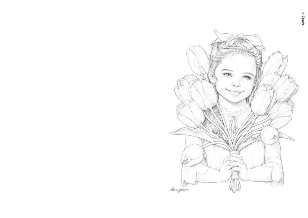 Lana Green Floral Babies. Coloring book (BOOKK)