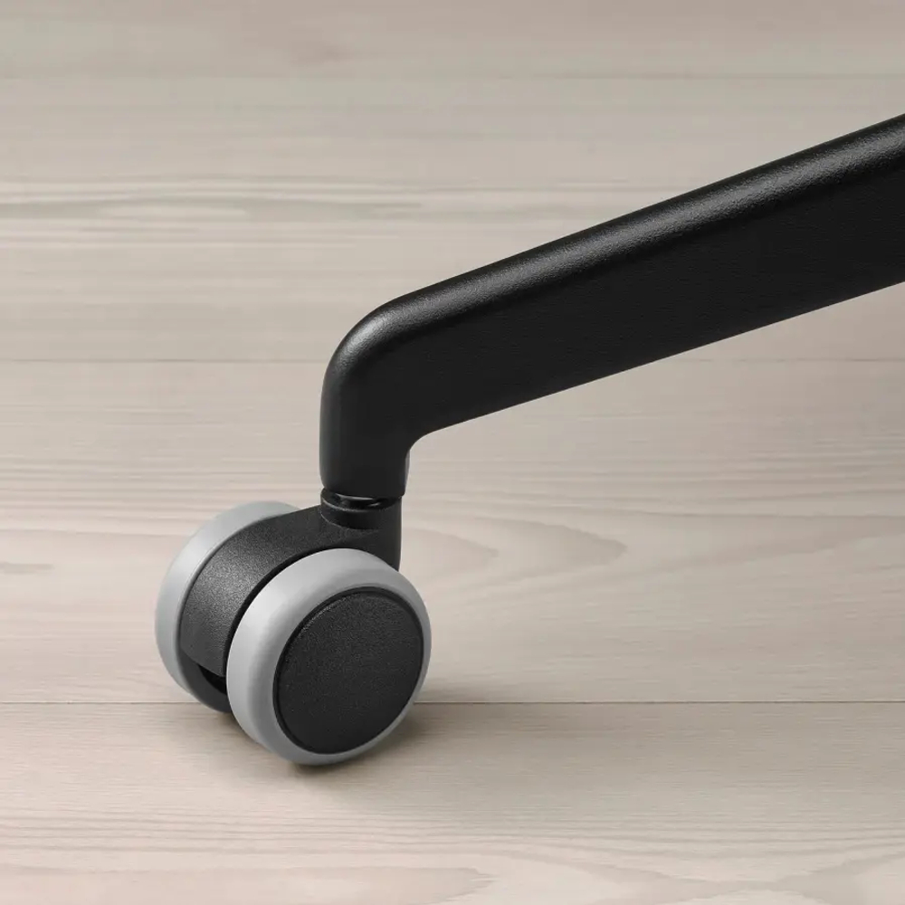 Офисный стул - IKEA HATTEFJÄLL/HATTEFJALL, 68x68x114см, черный, ХАТТЕФЬЯЛЛ ИКЕА