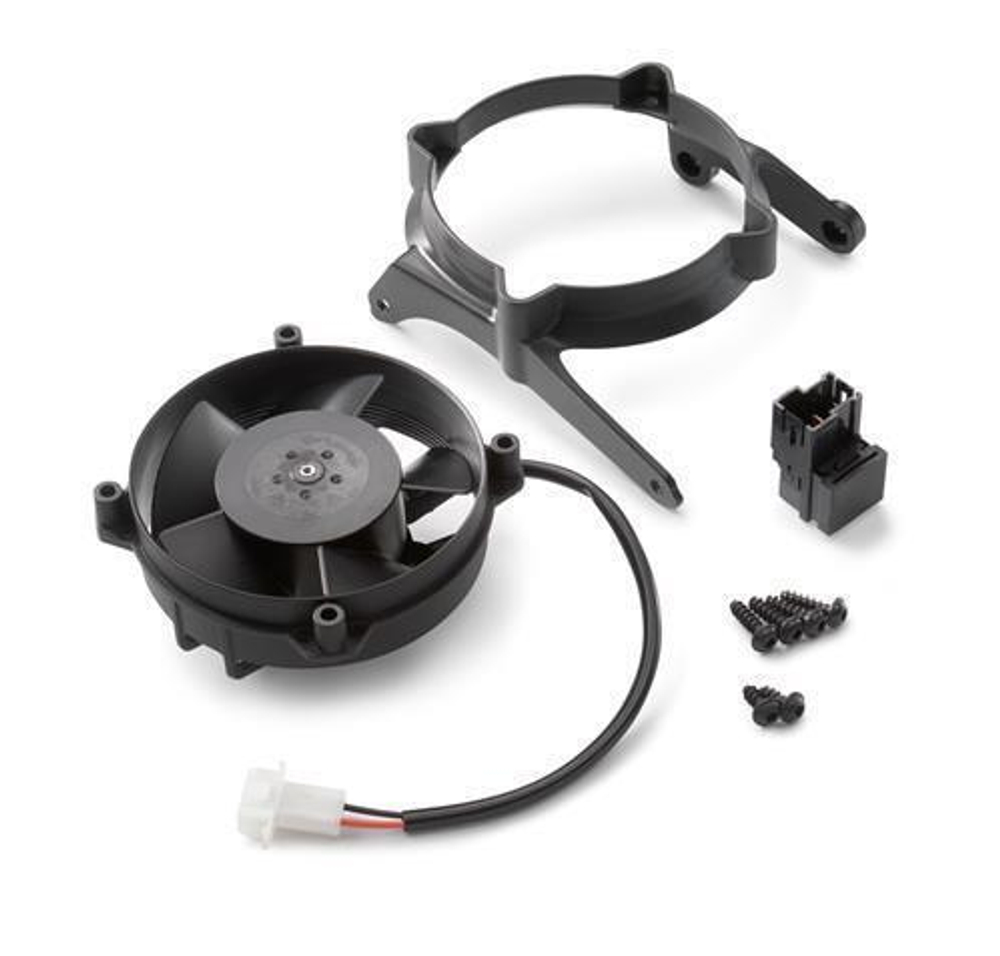 Комплект вентилятора охлаждения KTM EXC/EXC-F 20-23 / Husqvarna TE/FE 20-23 / GasGas EC/EC-F 21-23