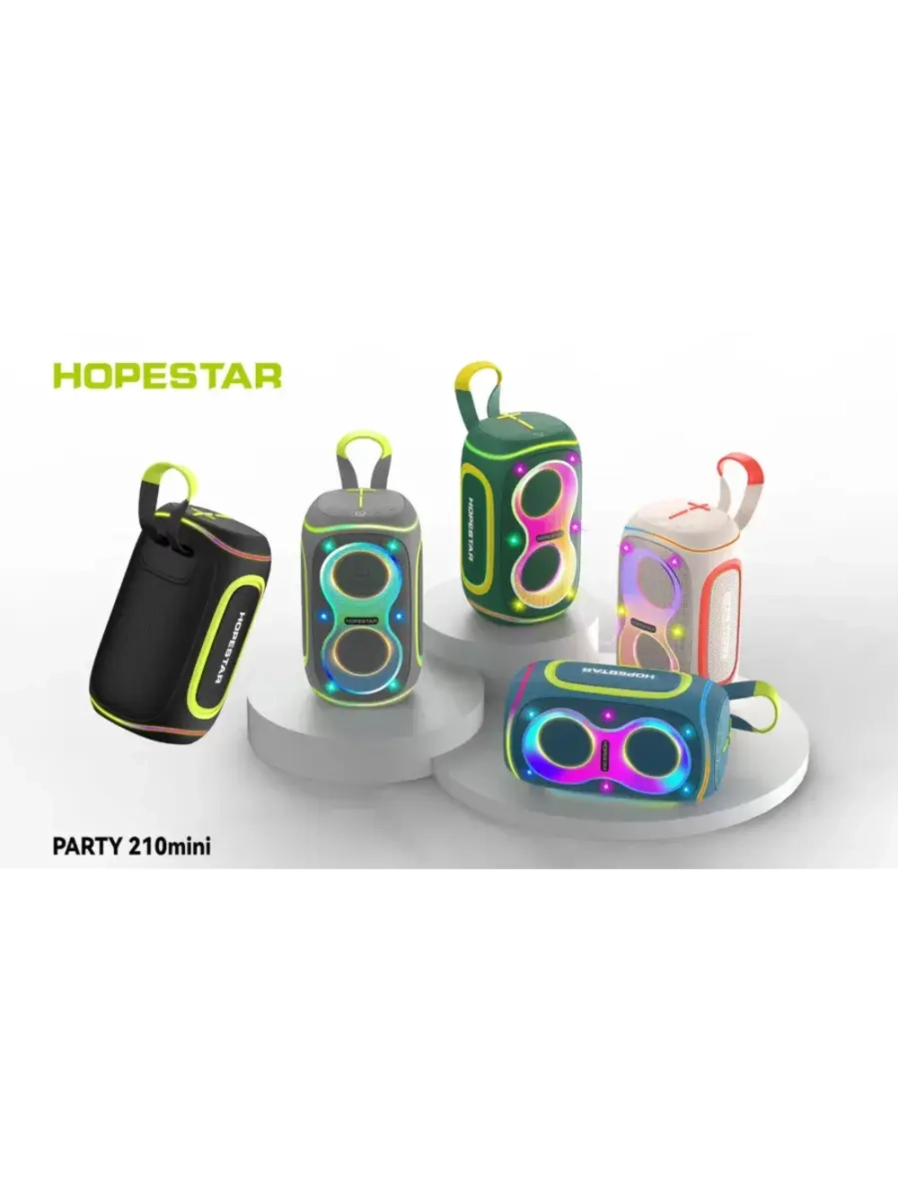 Портативная колонка Party 210 mini , 30 Вт, зеленый