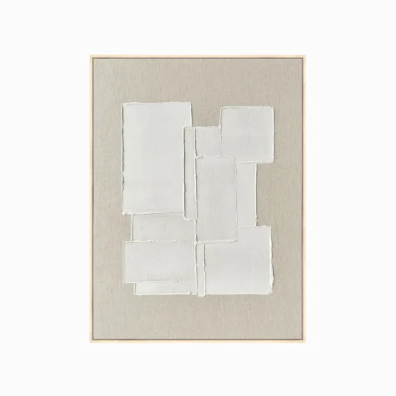 Постер Herald focus 120х90 см, бежевый, белый